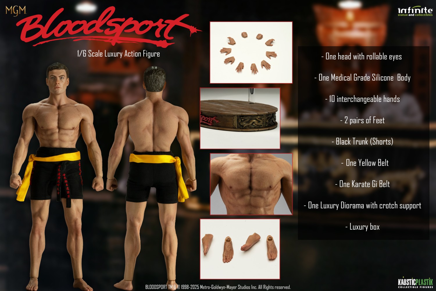 Pre Order! Bloodsport Frank Dux 1/6 Action Figure Standard Edition