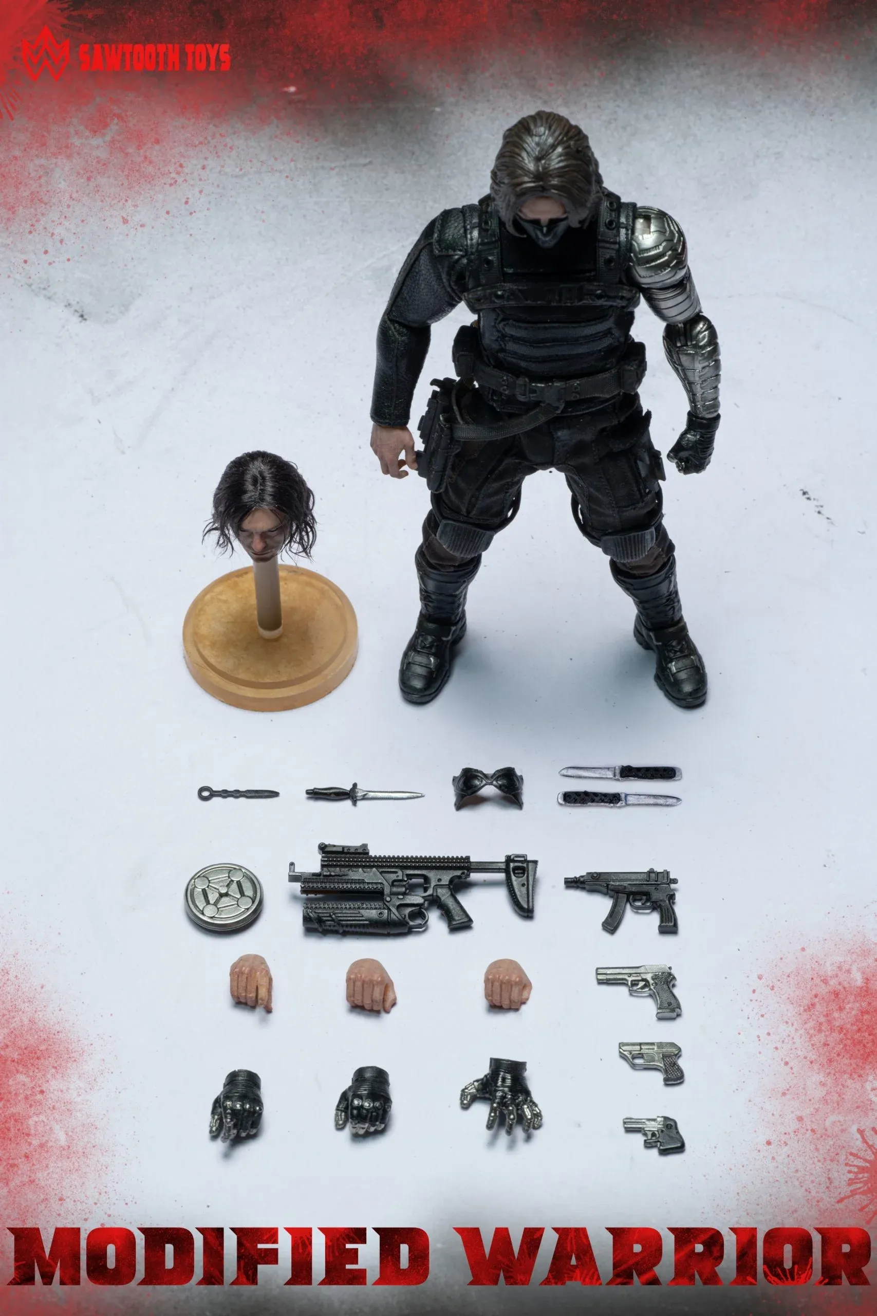 Pre order! SAWTOOTH TOYS STM-20253 Winter Soldier Bucky 1/12 Action Figure