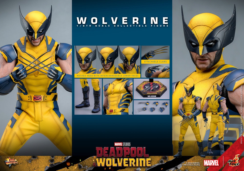 In Stock! Hot Toys MMS753 1/6 Wolverine Collectible Figure Deadpool & Wolverine