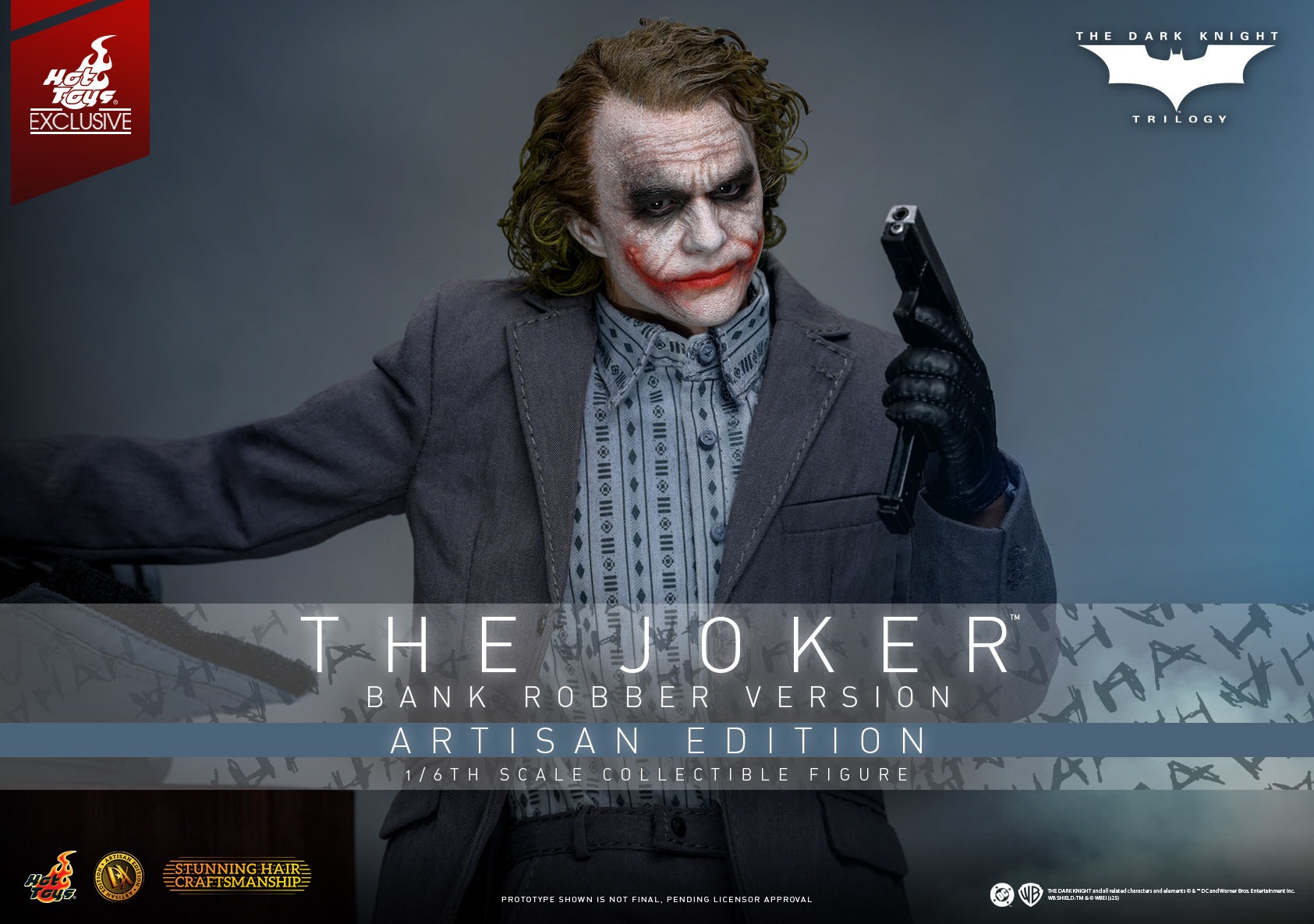 Pre Order! Hot Toys DX51AE Joker Bank Robber Version The Dark Knight Artisan Edition 1/6 scale Figure collectibles