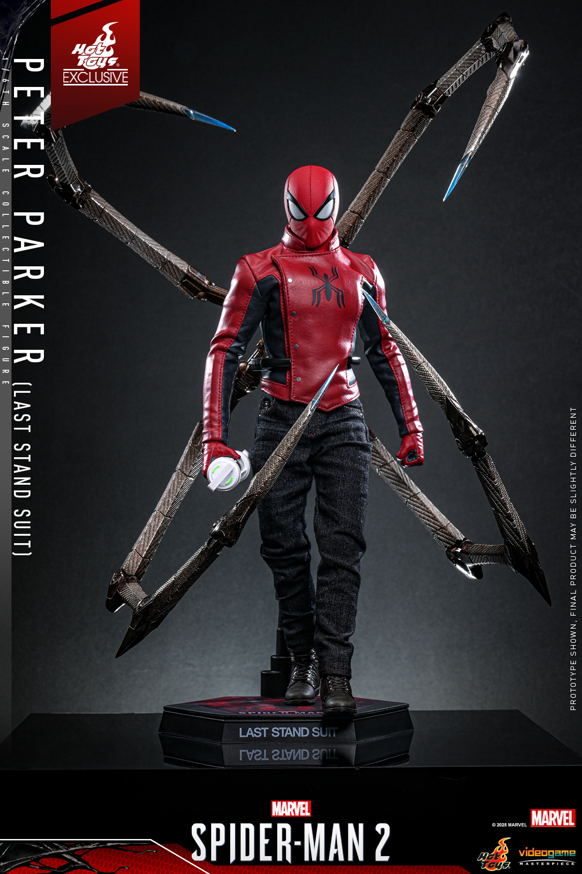In stock! Hot Toys VGM71 Marvel's Spider-Man 2 1/6th scale Peter Parker (Last Stand Suit) Collectible Figure