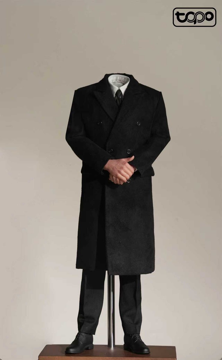 Pre order! TOPO TP031 1/6 Scale Men’s Funeral Overcoat + Suit with Body