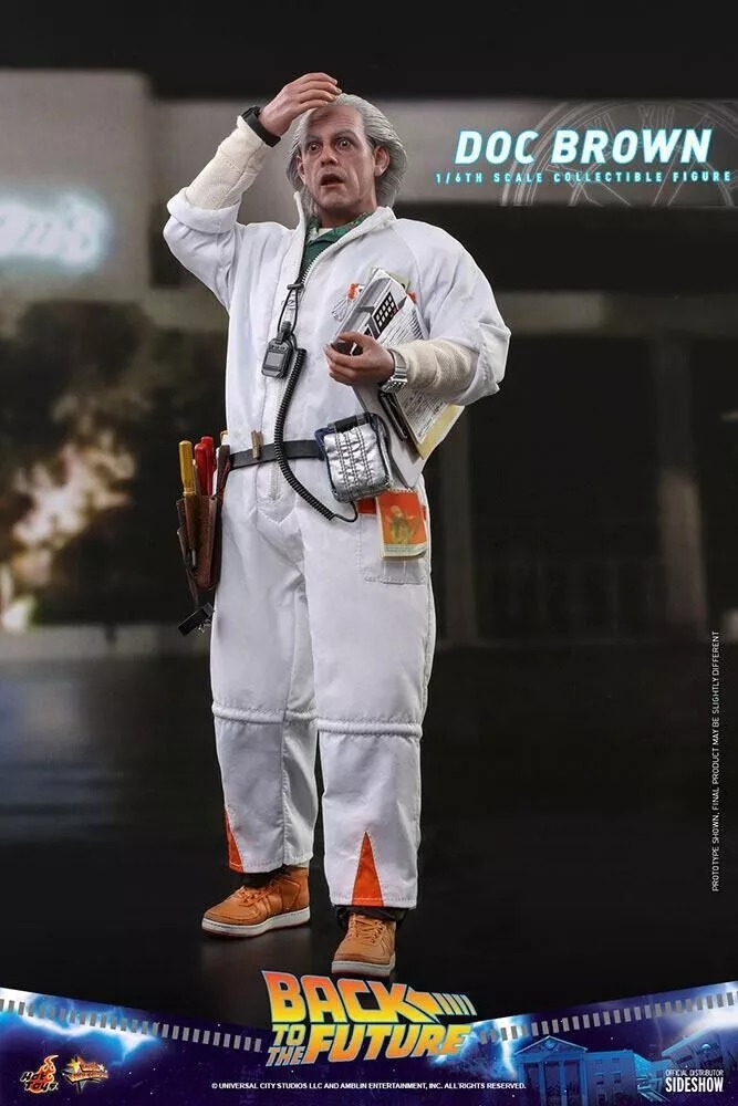 Hot Toys MMS610 BACK TO THE FUTURE 1/6 DOC BROWN (DELUXE VERSION)