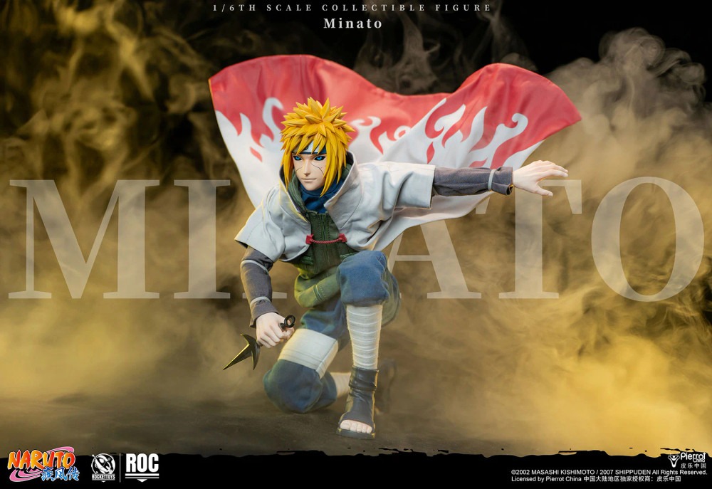Pre order! ROCKET TOYS ROC-015 Minato Namikaze Fourth Hokage Ver. Naruto Shippūden 1/6 action figure