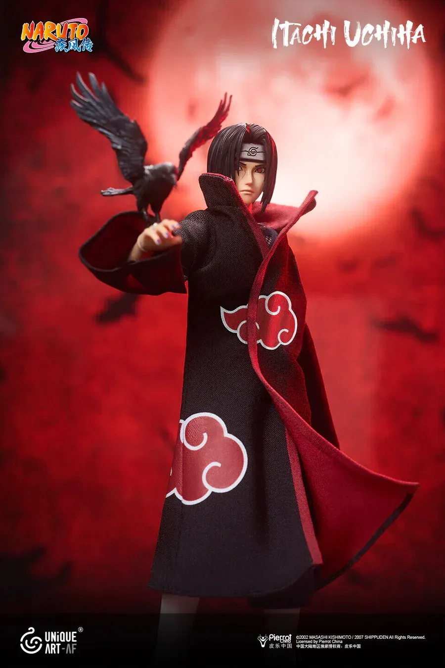 Pre order! UNiQUE ART Uchiha Itachi Naruto Shippuden 1/12 Action Figure Standard Edition