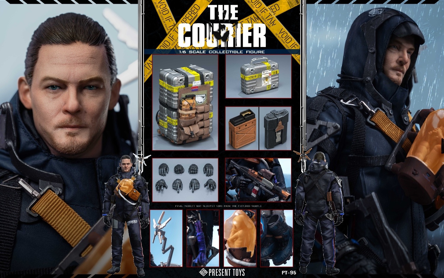 Pre Order! Present Toys PT-95 The Courier (Death Stranding) 1/6 figure