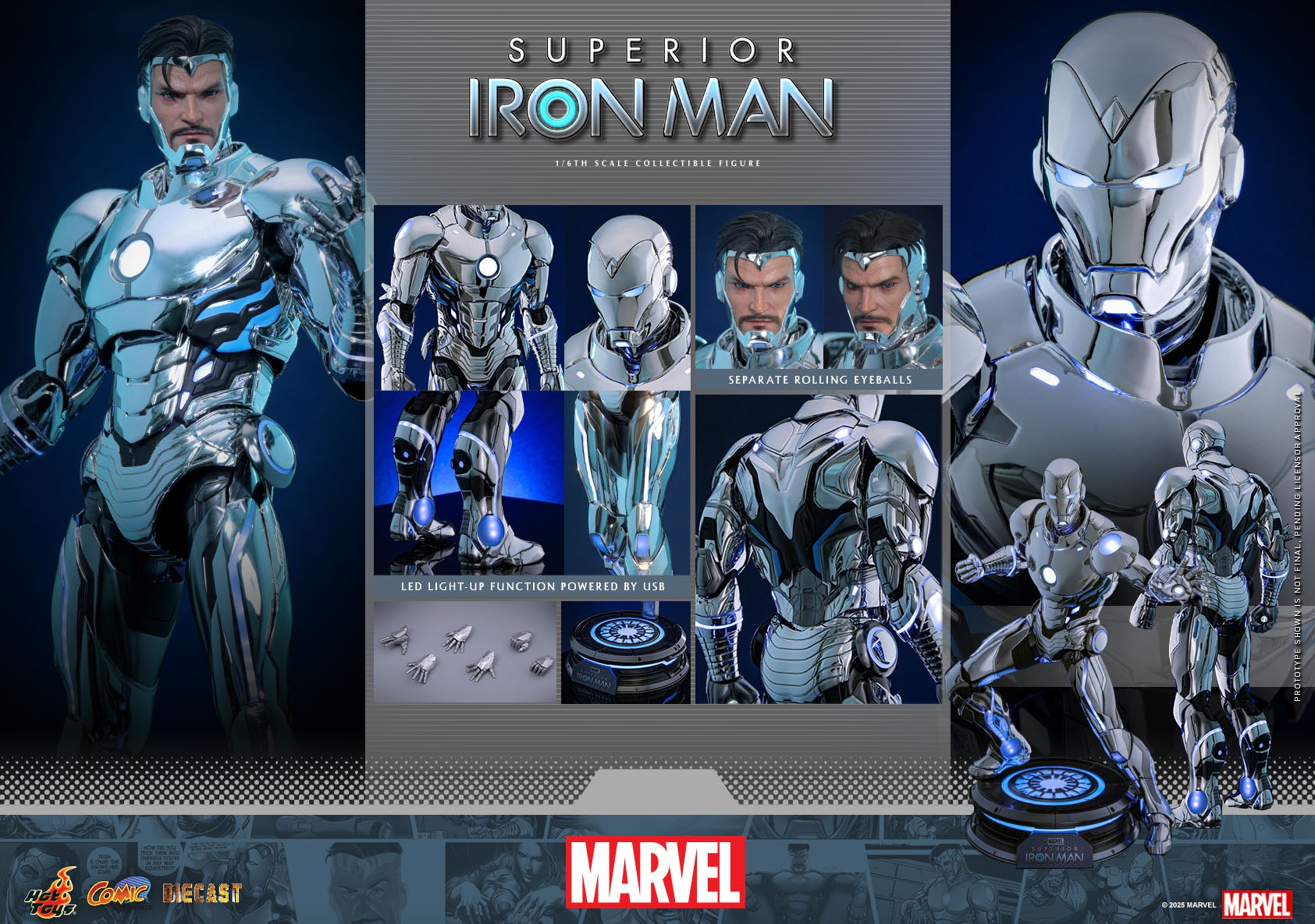 Pre Order! Hot Toys Superior Iron Man CMS026D73 1/6 figure collectibles