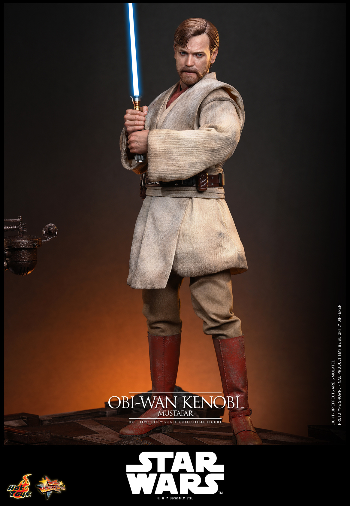 Pre order! Hot Toys Obi-Wan Kenobi (Mustafar) MMS843 Star Wars: Revenge Of The Sith - 1/6 Collectible Figure