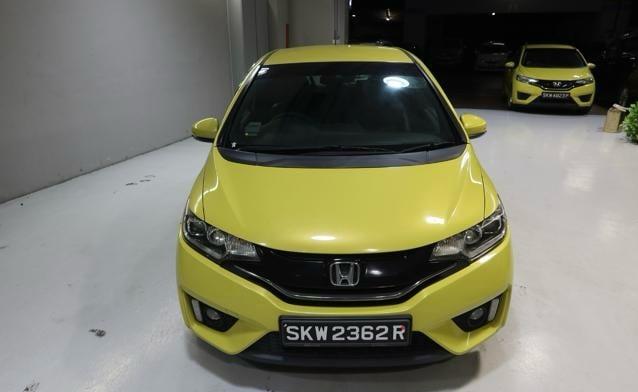 Honda Jazz Yellow Hatchback