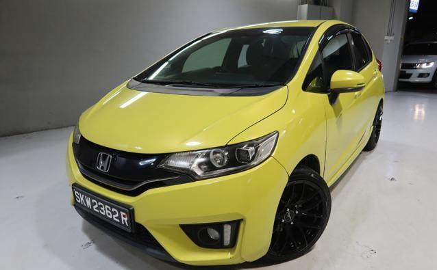 Honda Jazz Yellow Hatchback