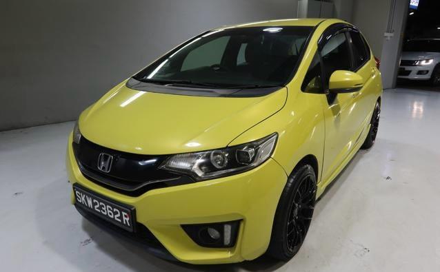Honda Jazz Yellow Hatchback