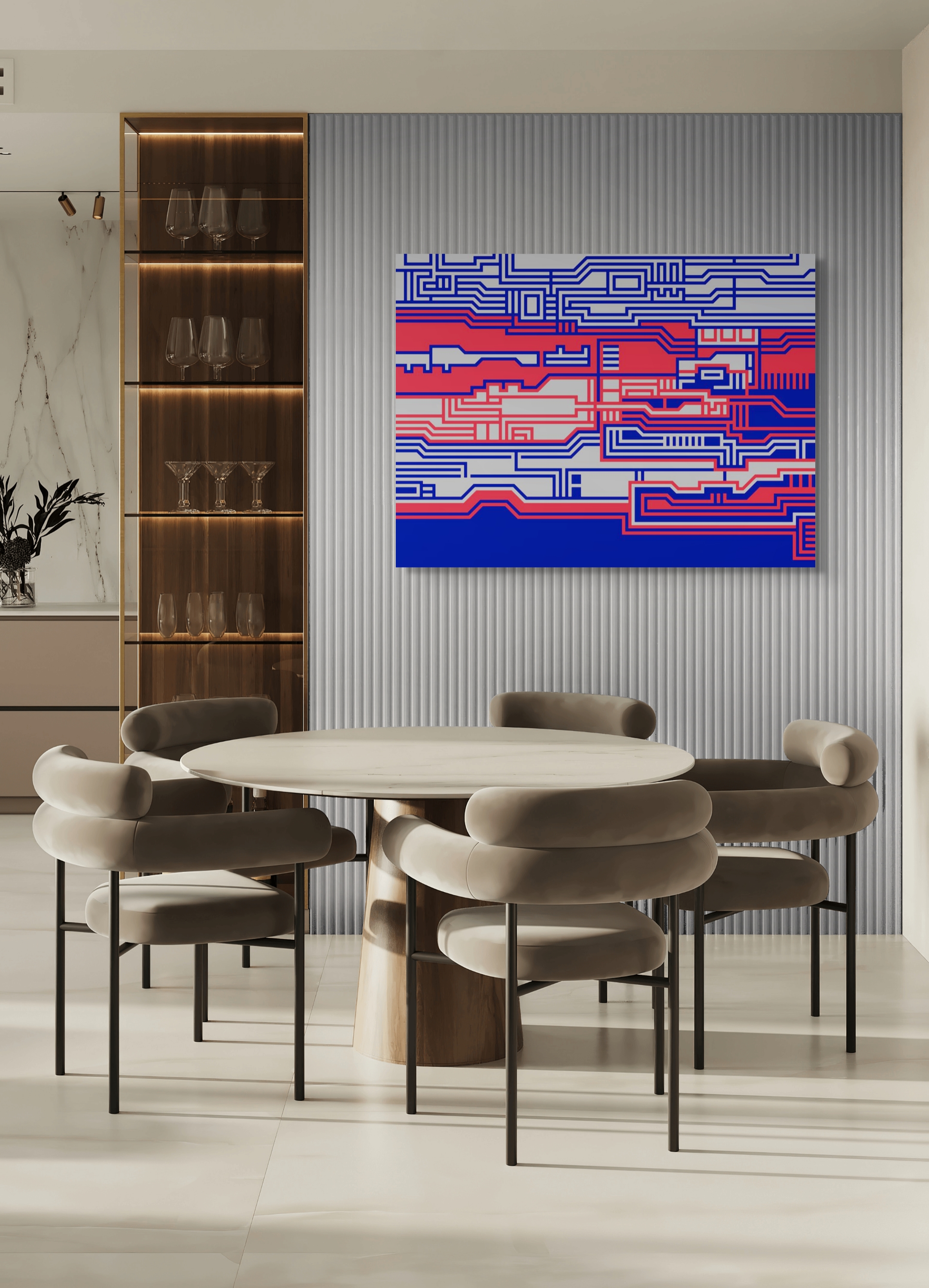 "030422" - 73x100cm (28,7x39,3") - Numérotée, signée