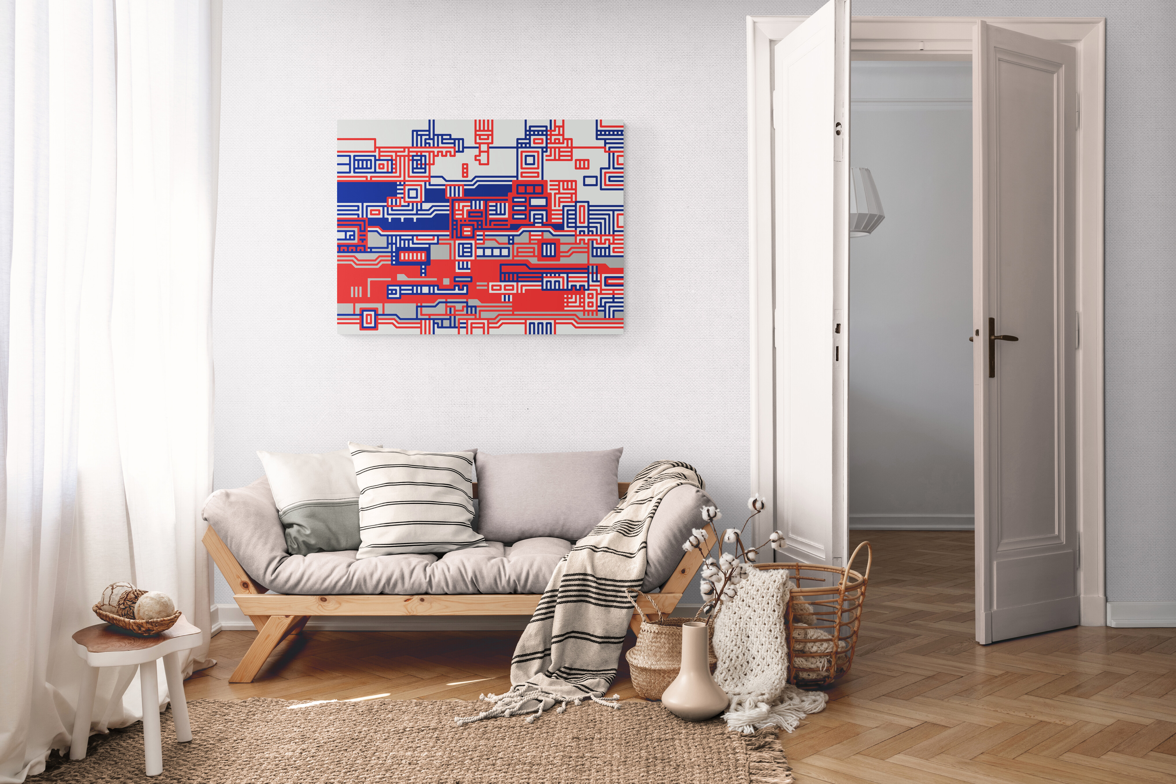 "100422" - 73x100cm  (28,7x39,3') - Numérotée, signée