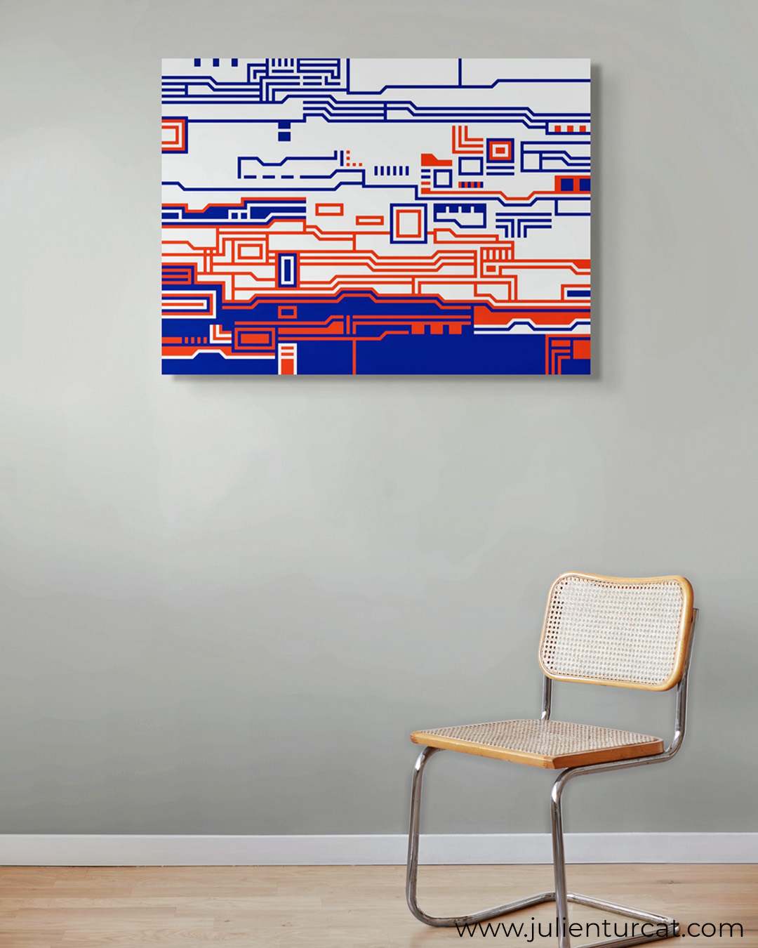 "150422" - 73x100cm (28,7x39,3") - Numérotée, signée