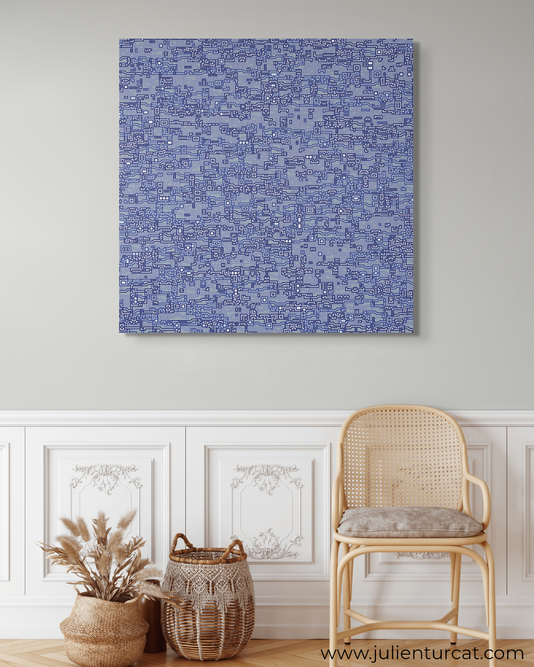 "221222" -  95x95cm (37,4x37,4") - Numérotée, signée