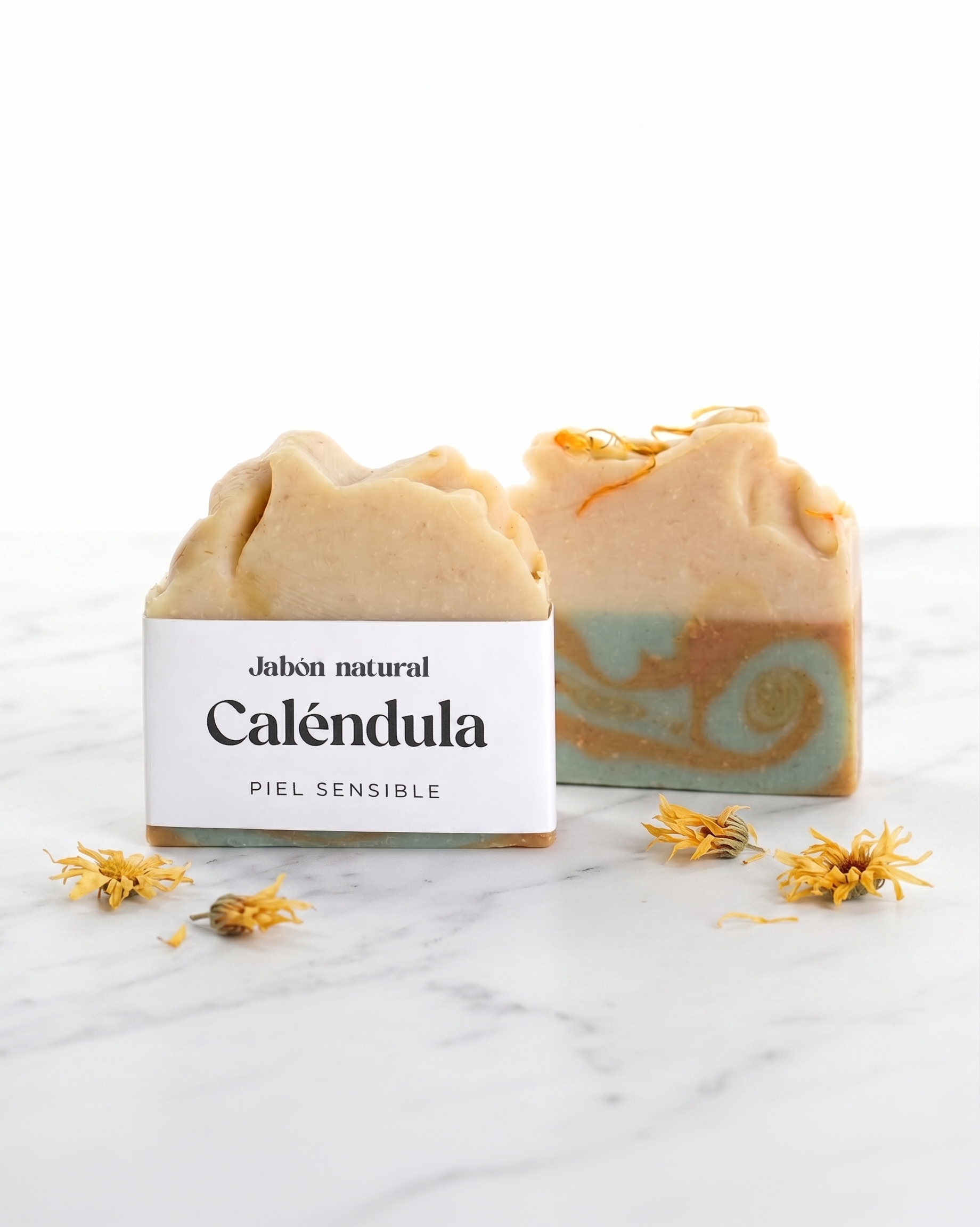 Jabón natural Piel sensible caléndula