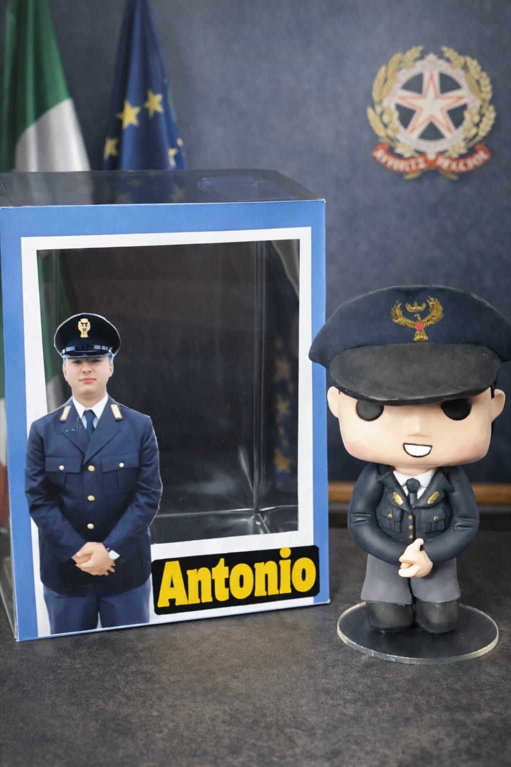 Statuina personalizzata in stile cartoon