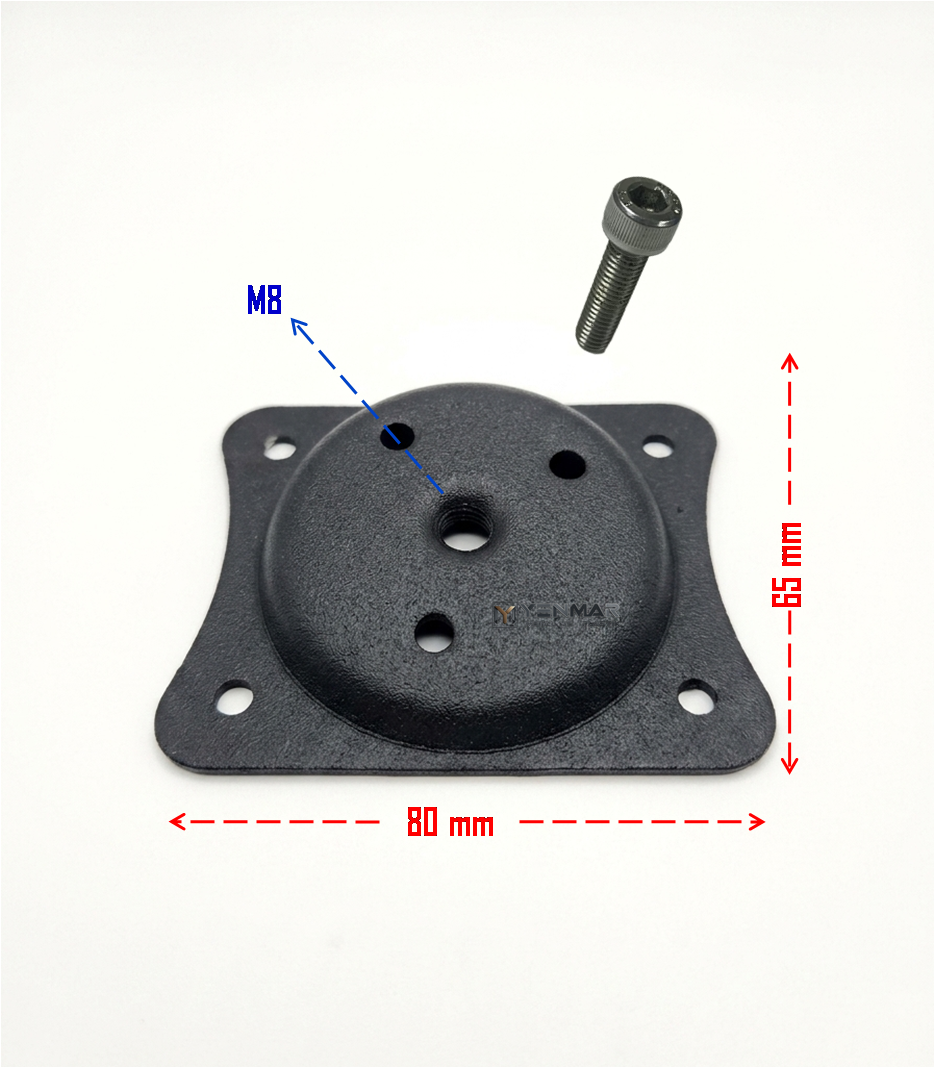 AHŞAP / METAL AYAK AÇILI BAĞLANTI SACI​ SİYAH 