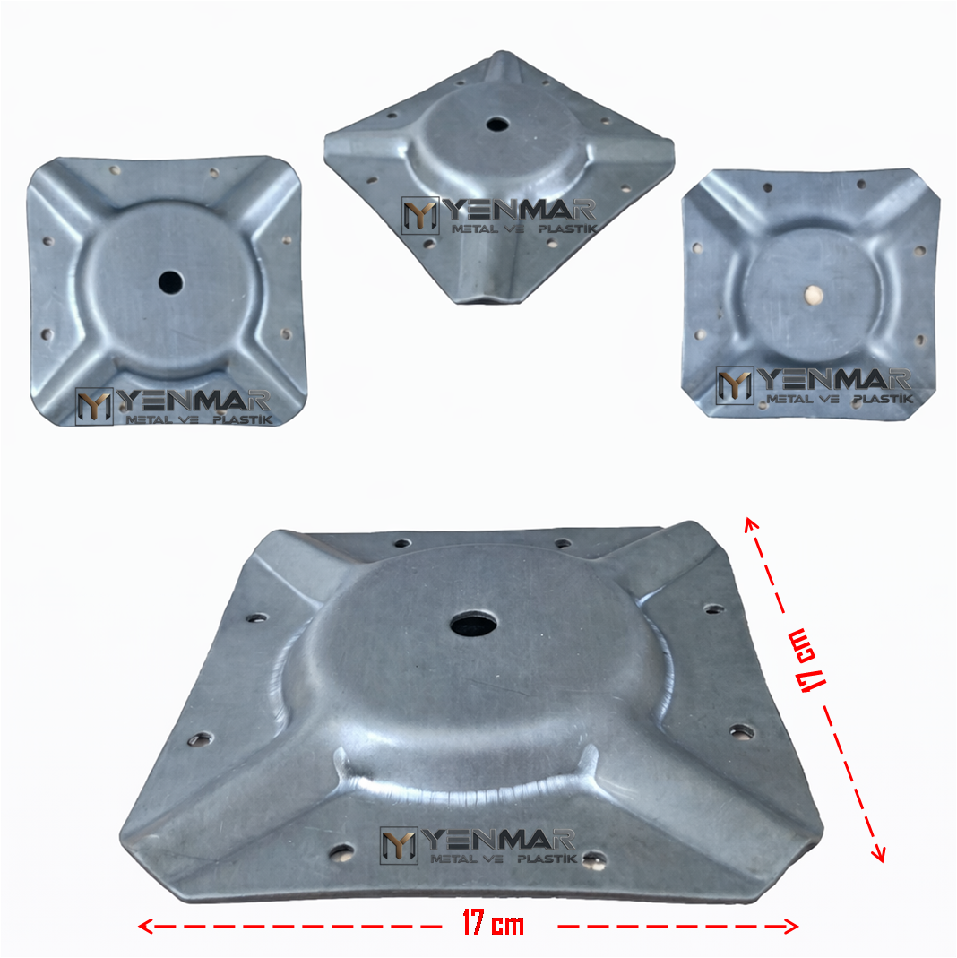 MASA AYAK BAĞLANTI TABLASI 17x17 cm​