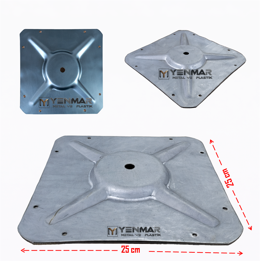 MASA AYAK BAĞLANTI TABLASI 25x25 cm​