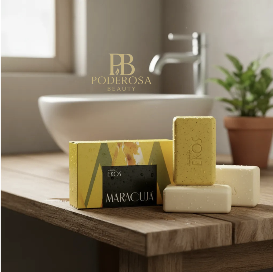 Natura Sabonete Em Barra Puro Vegetal Maracujá Ekos 4x100g