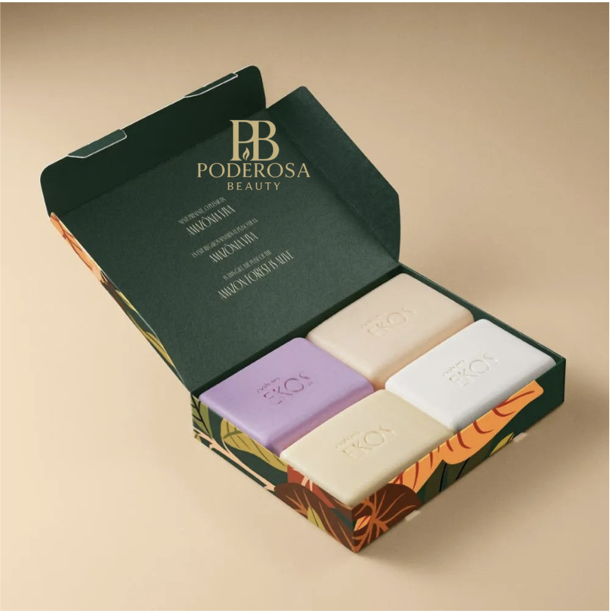 Natura Ekos Sabonetes em Barra Puro Vegetal Maracujá & Sortidos 4x100g