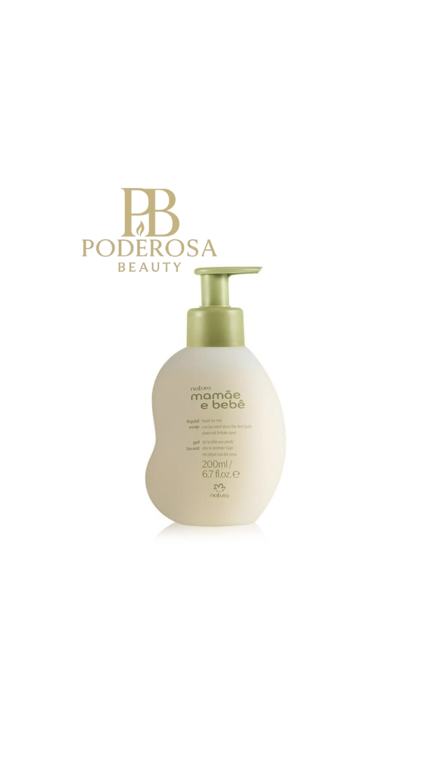 Mamãe e Bebê - Sabonete líquido da cabeça aos pés 200ml