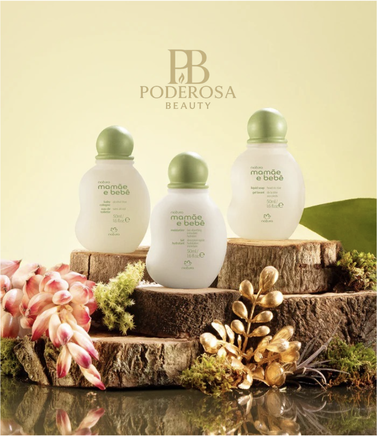 Natura Mamãe e Bebê Baby Minis Trio – Conjunto de Presente (3x50 ml)
