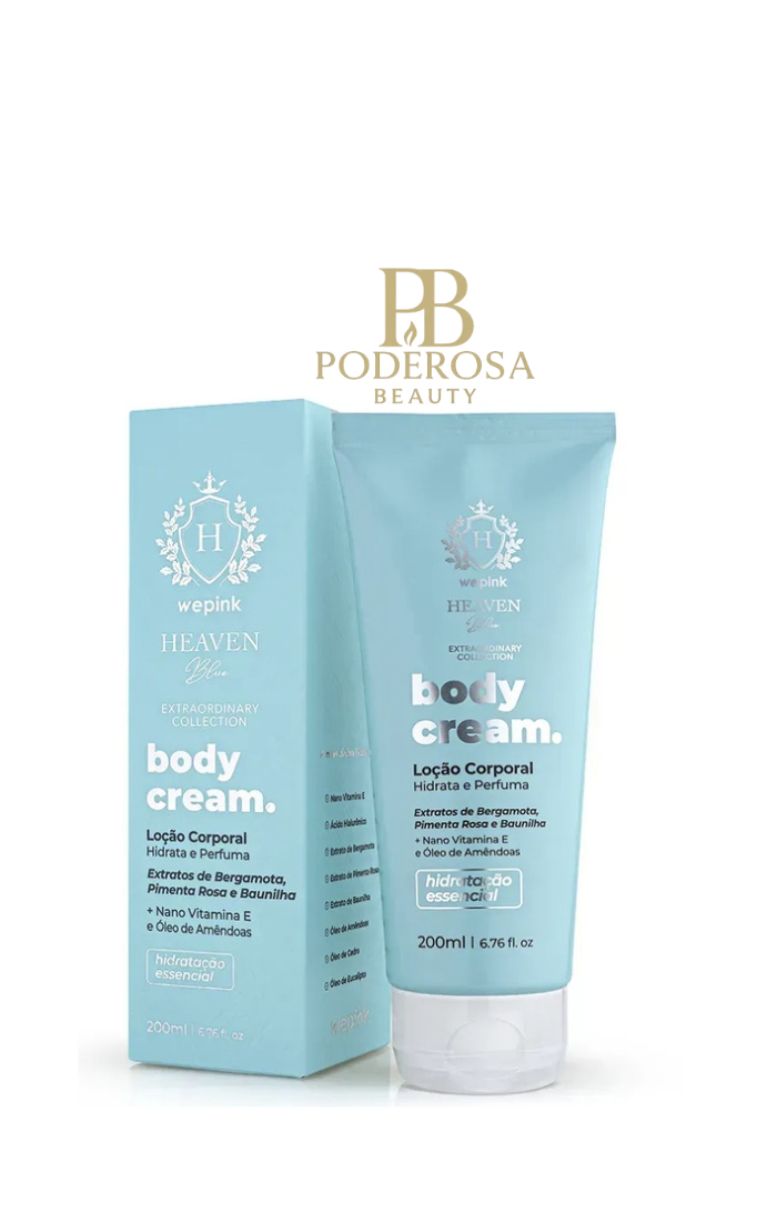 Body Cream Heaven Blue Desodorante Hidratante 200ml