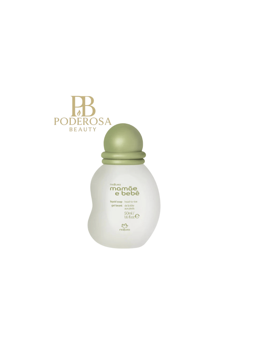 Mamãe e Bebê - Sabonete líquido da cabeça aos pés 50ml