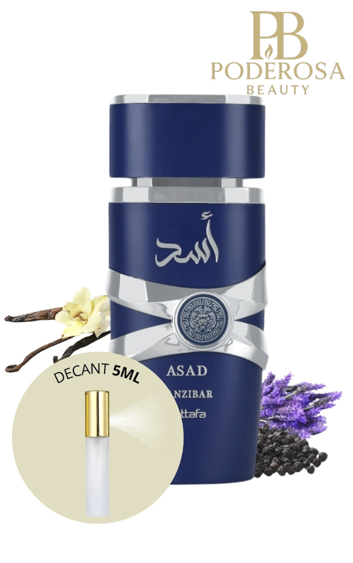 Decant Asad Zanzibar Eau De Parfum 5 mL