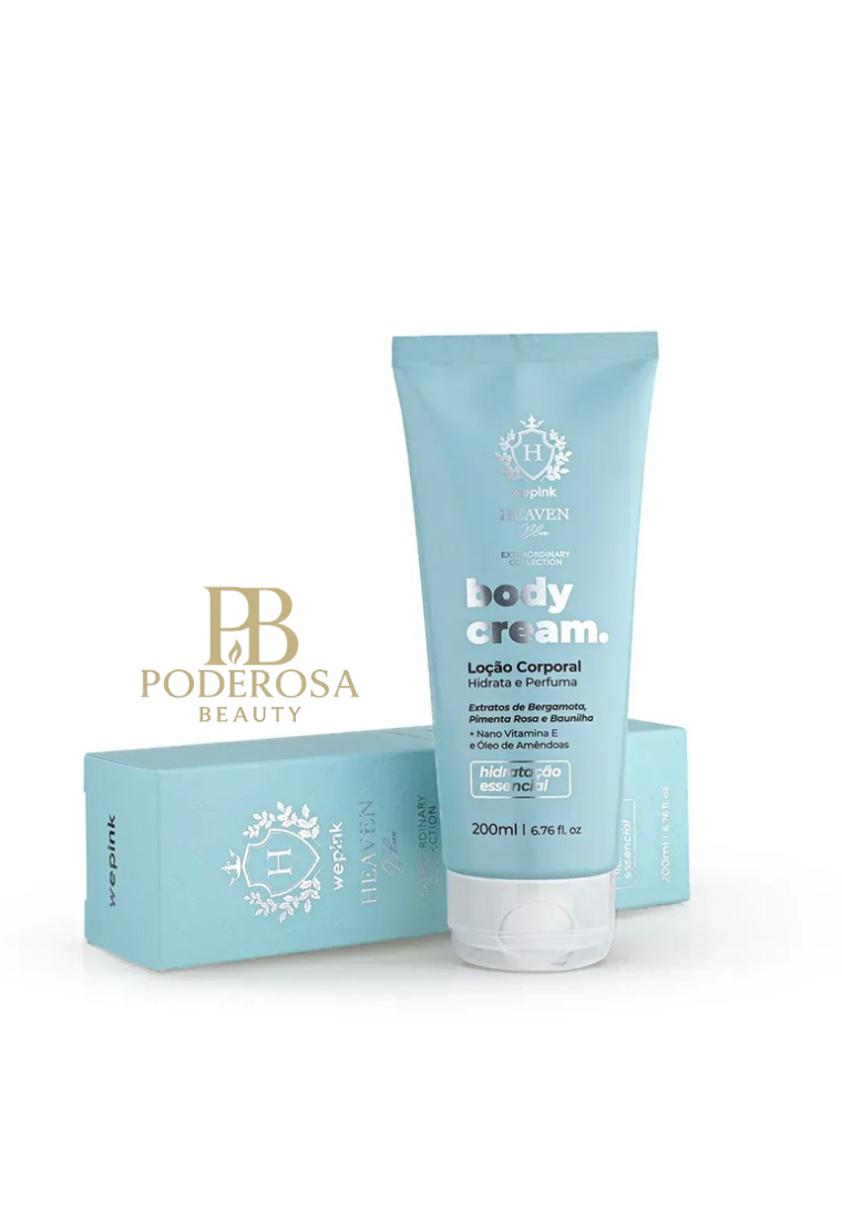 Body Cream Heaven Blue Desodorante Hidratante 200ml