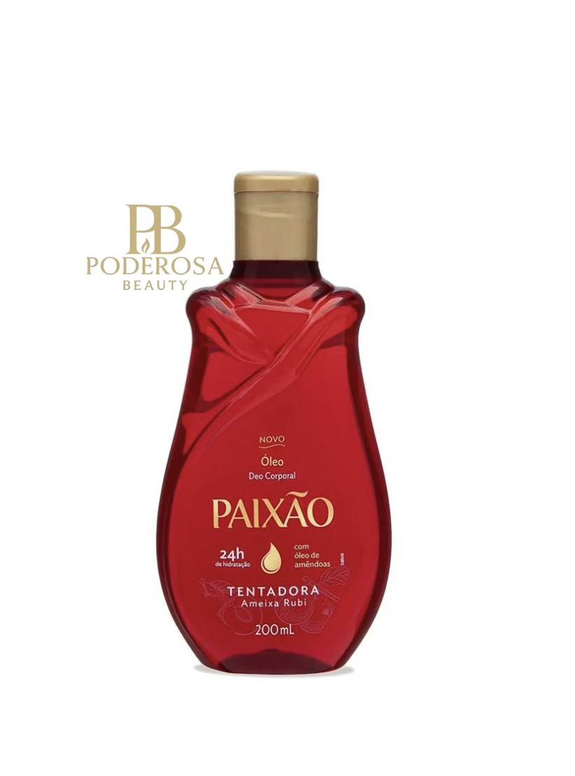 Paixão Óleo Deo Corporal Tentadora Ameixa Rubi 200 ml