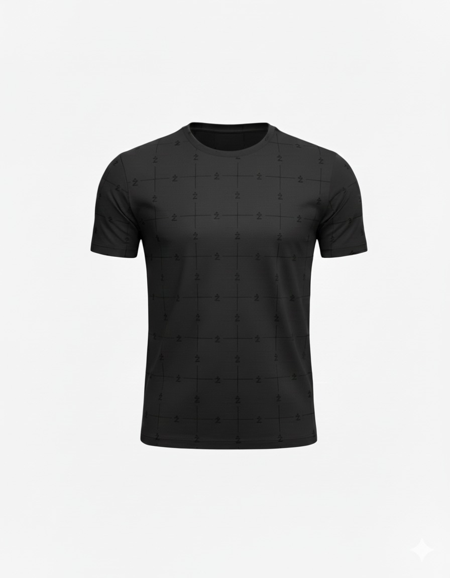 Camiseta preta masculina