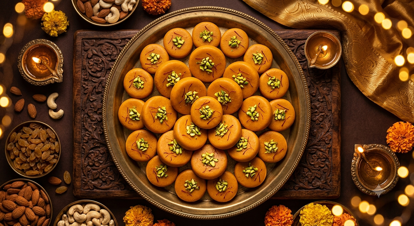 Premium Kesar Dryfruit Peda