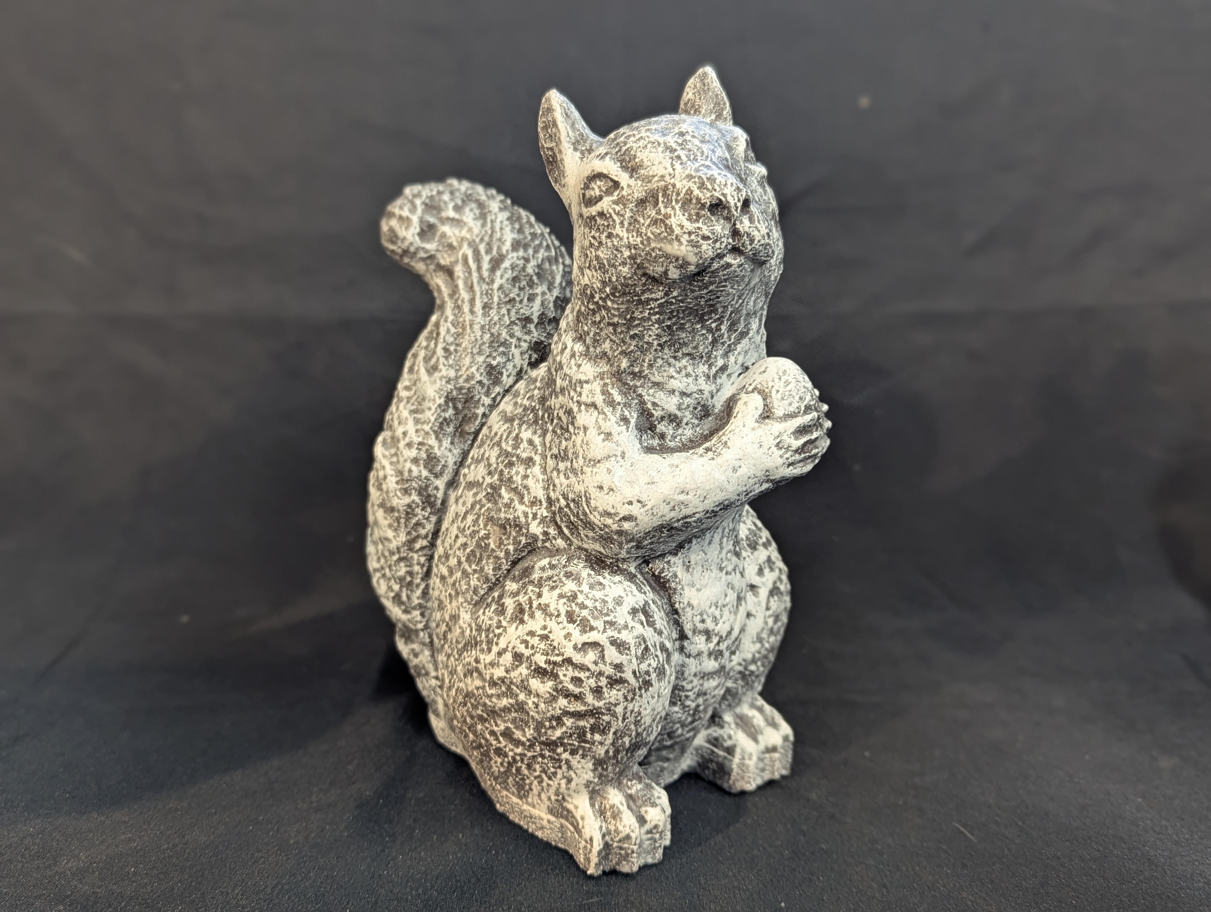 Cement Squirrel Statue
