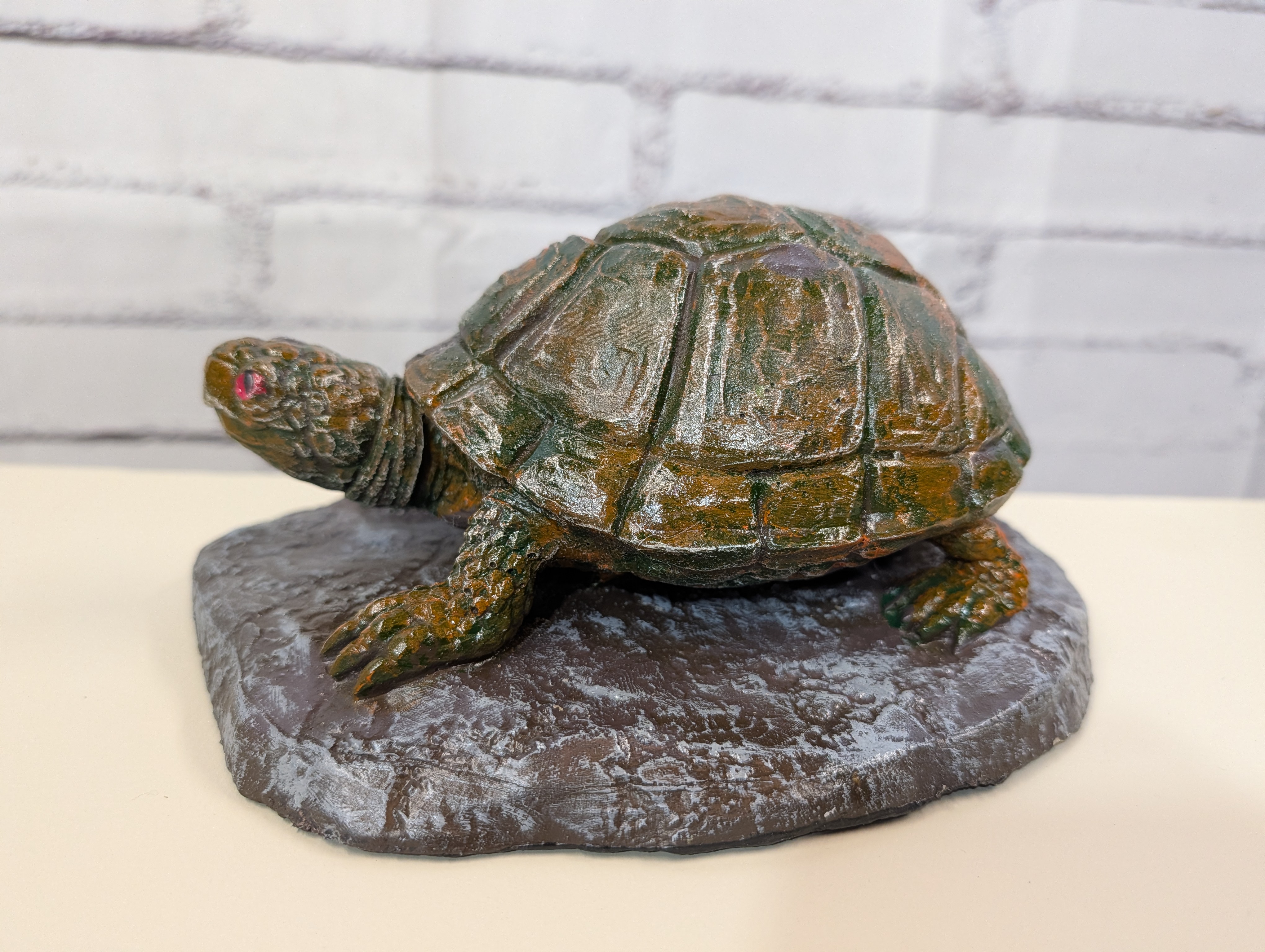 Eastern Box Turtle Garden Statue