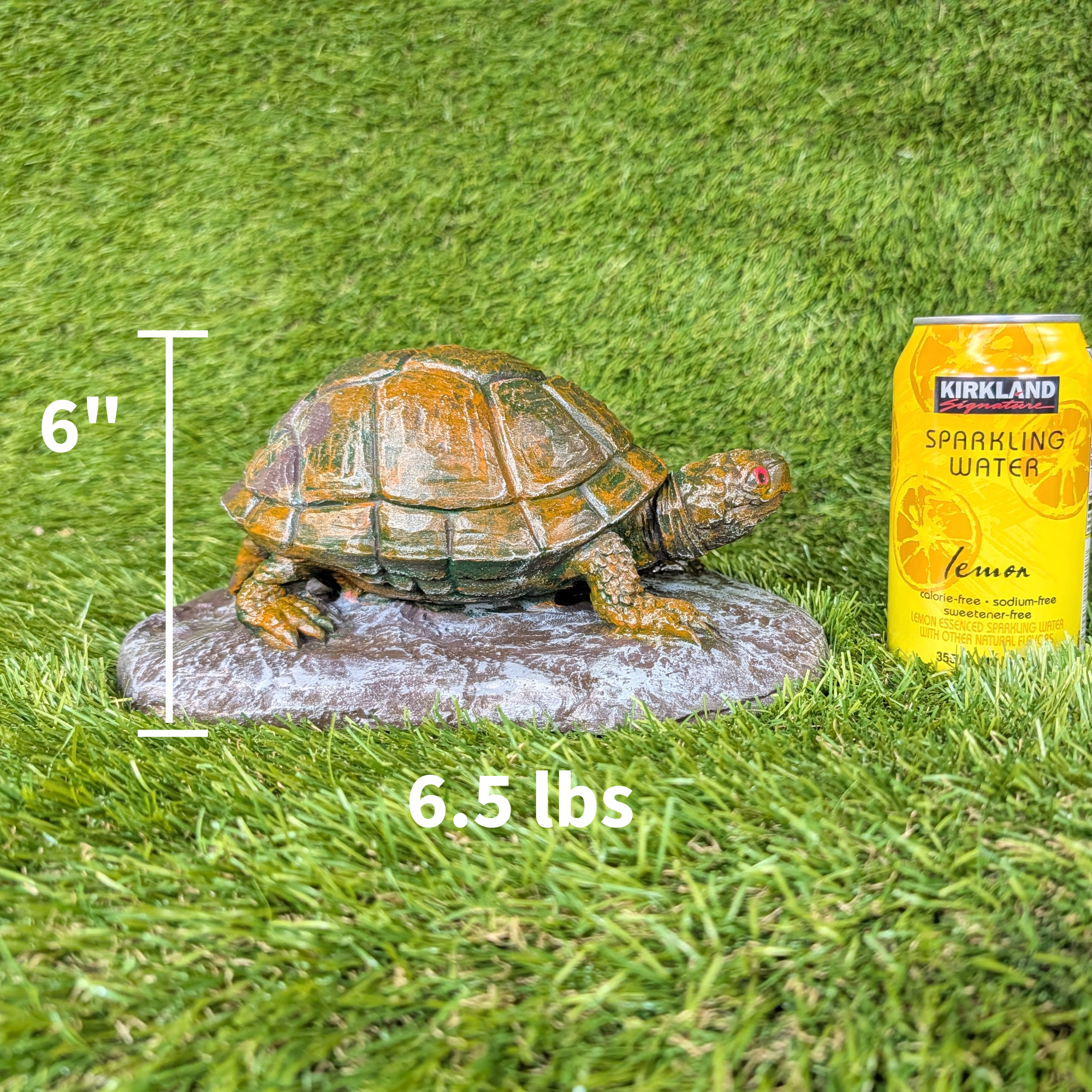 Eastern Box Turtle Garden Statue