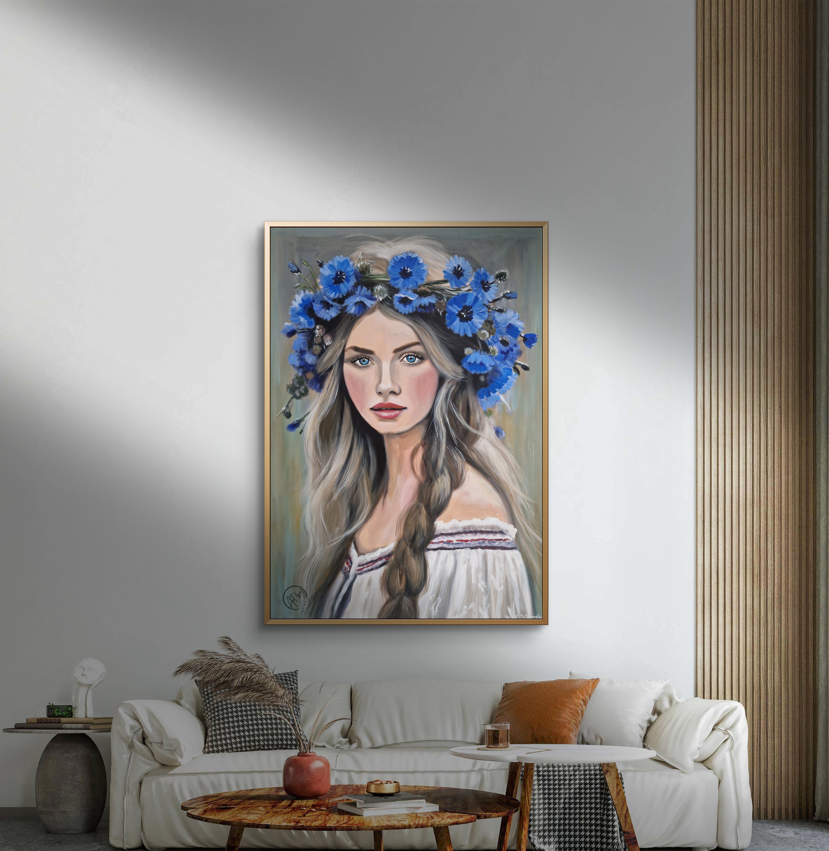 Obraz ,, Portret w chabrach"