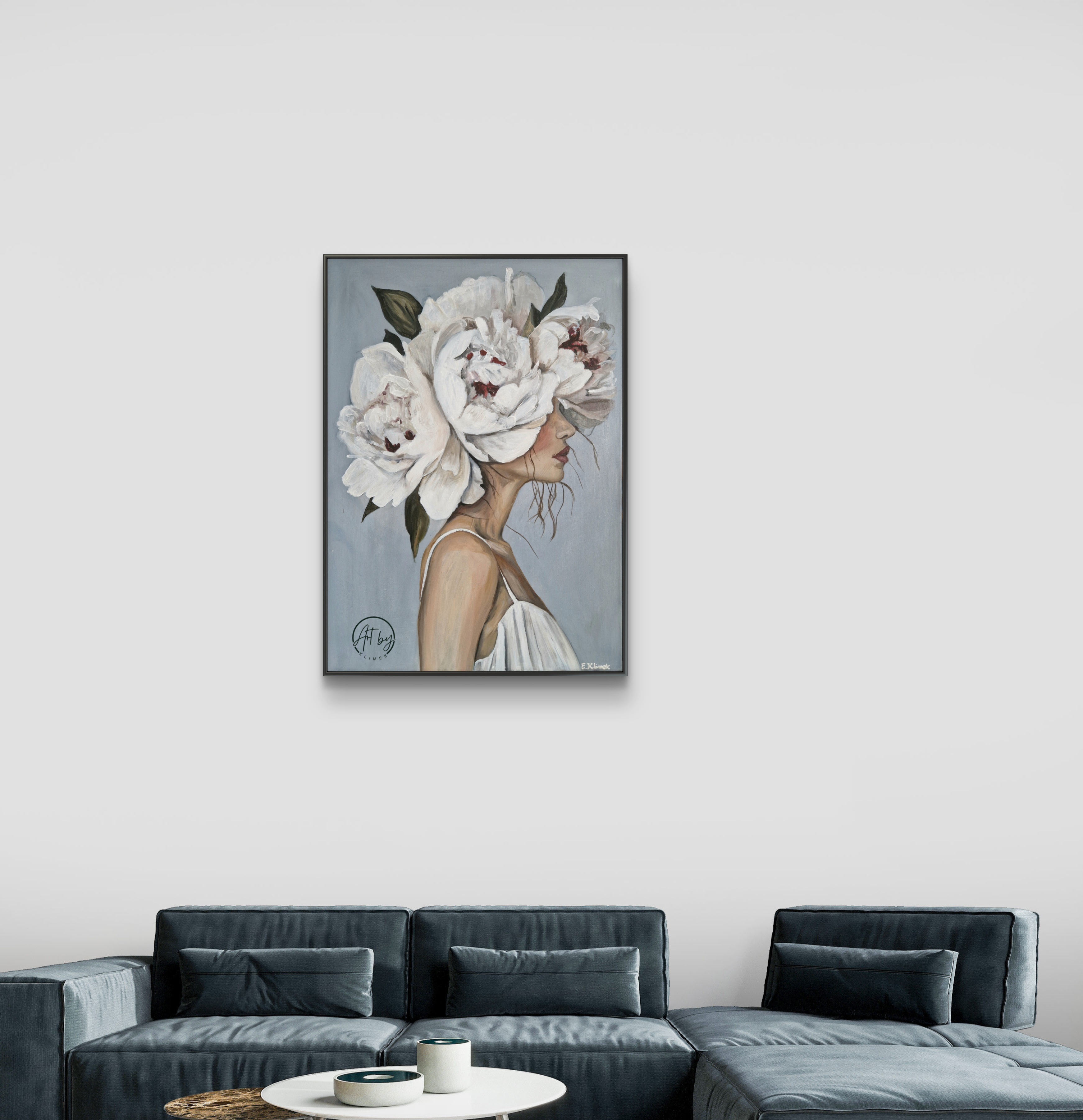 Obraz "Białe peonie"