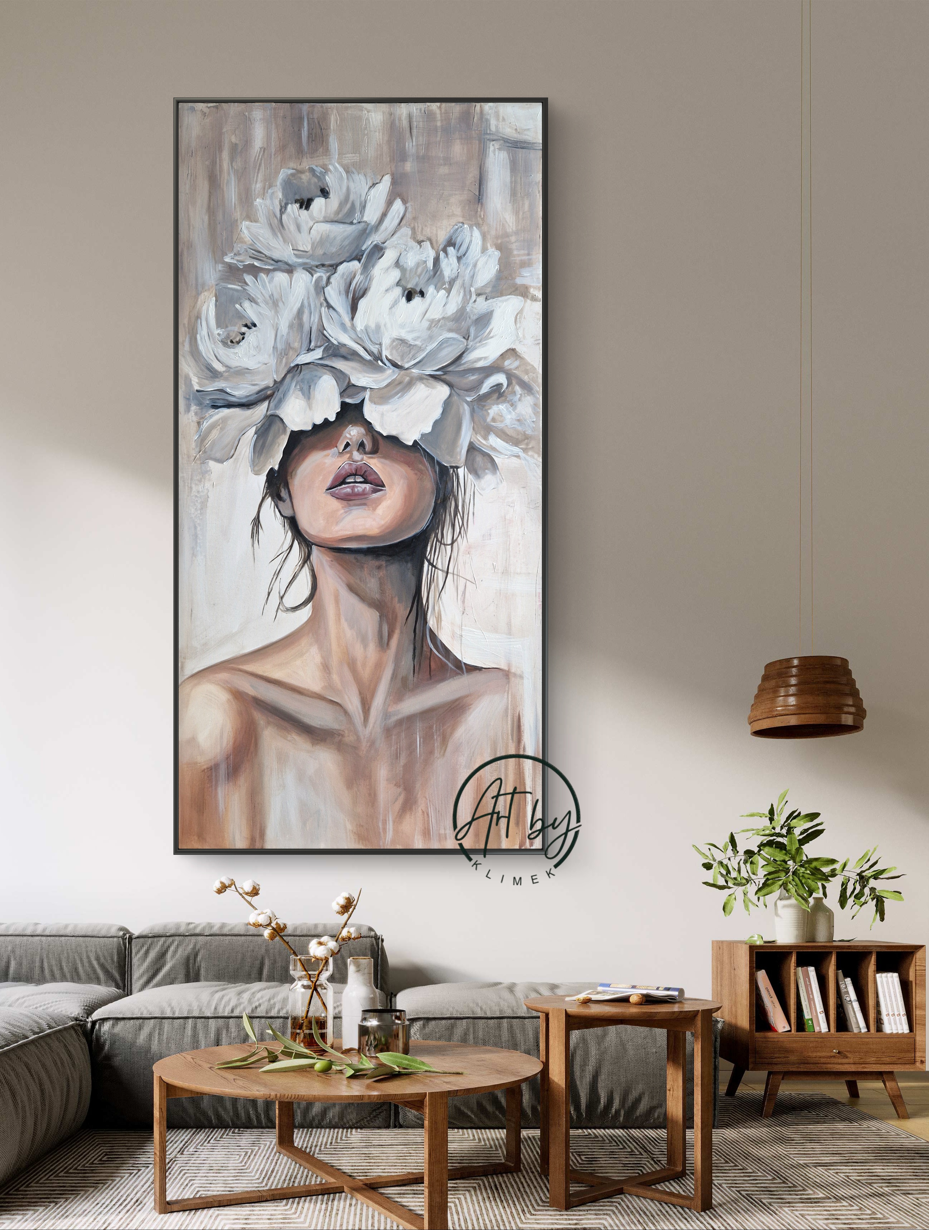 Obraz "Ukryta w kwiatach"