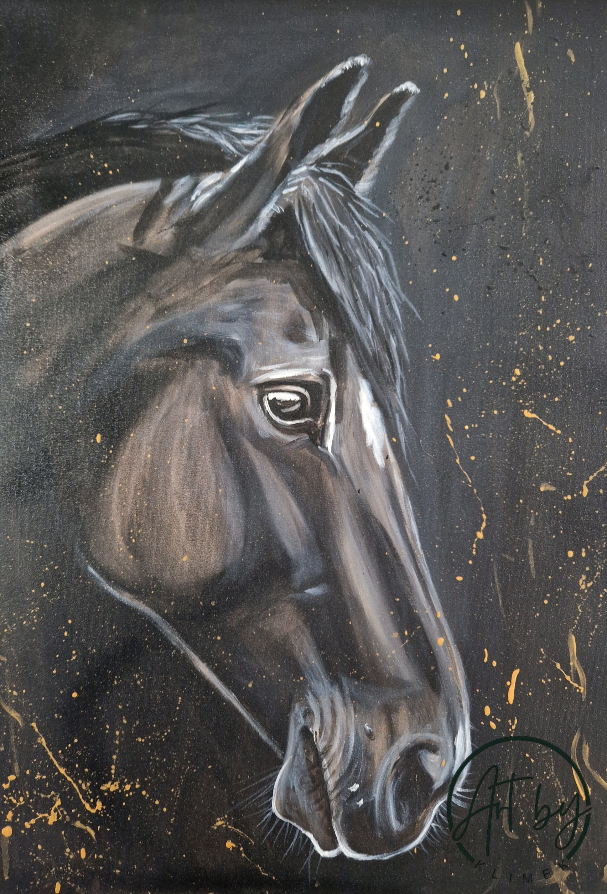 Obraz "Portret w czerni"