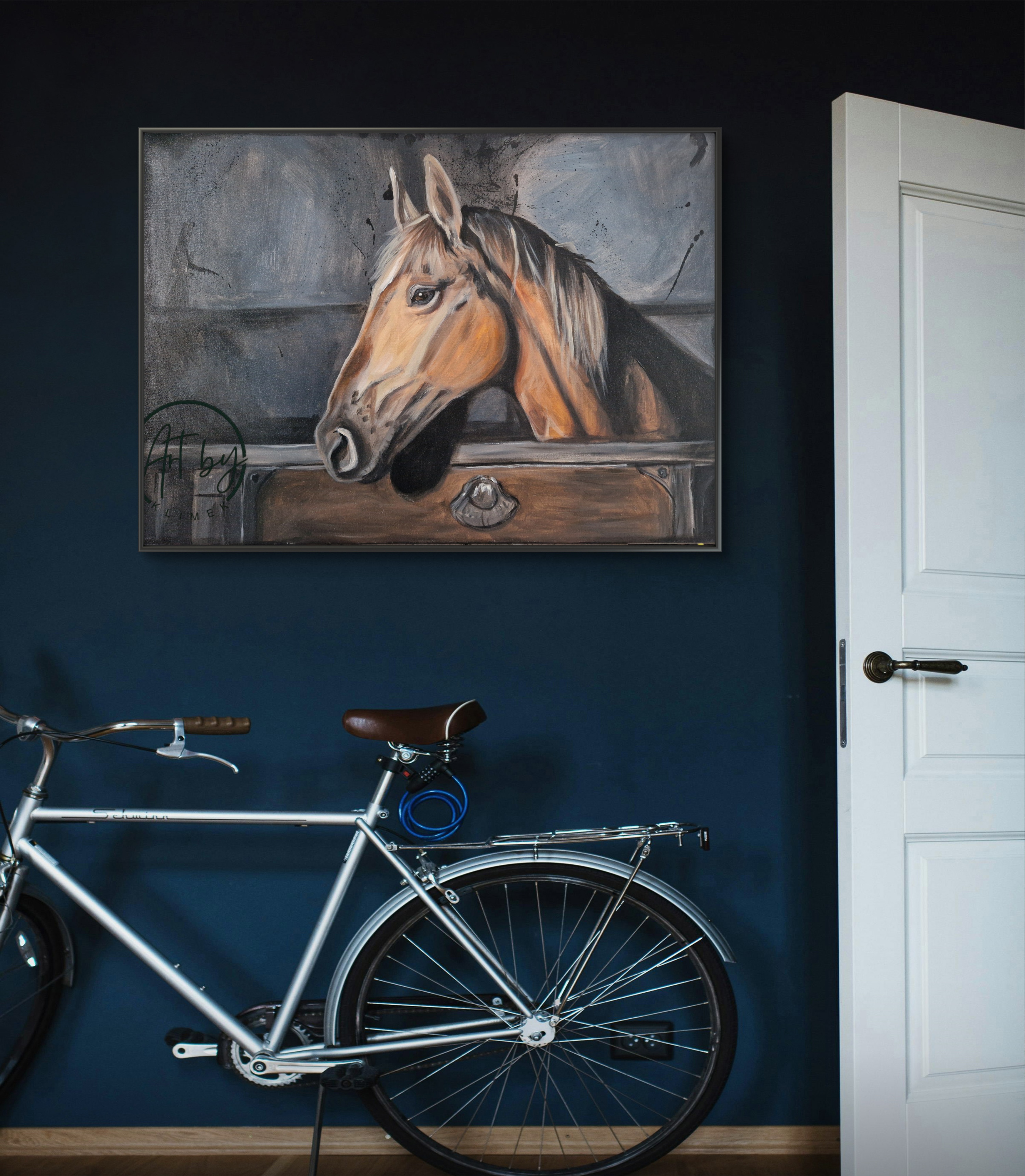 Obraz "Koń w stajni"