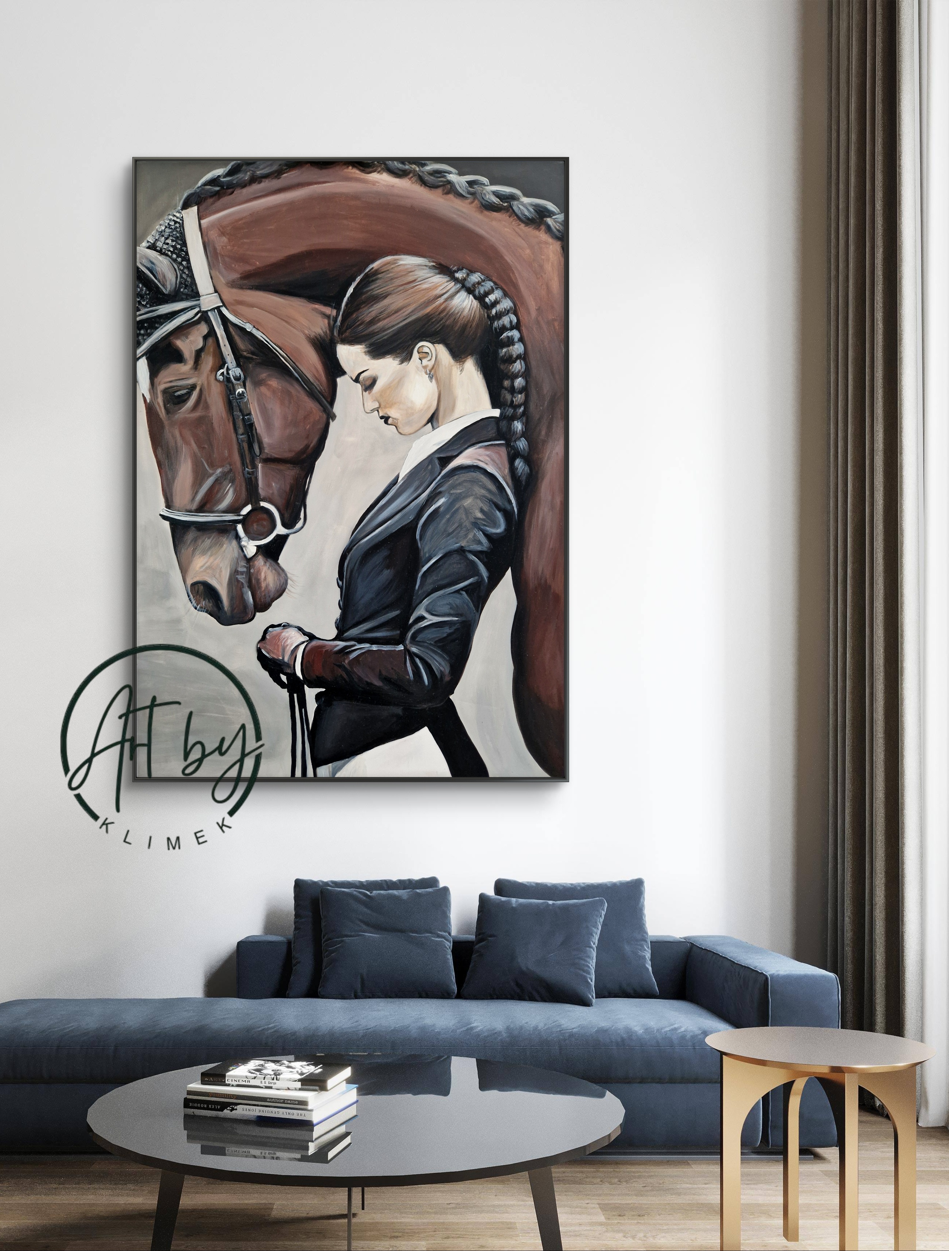 Obraz „Portret z koniem”