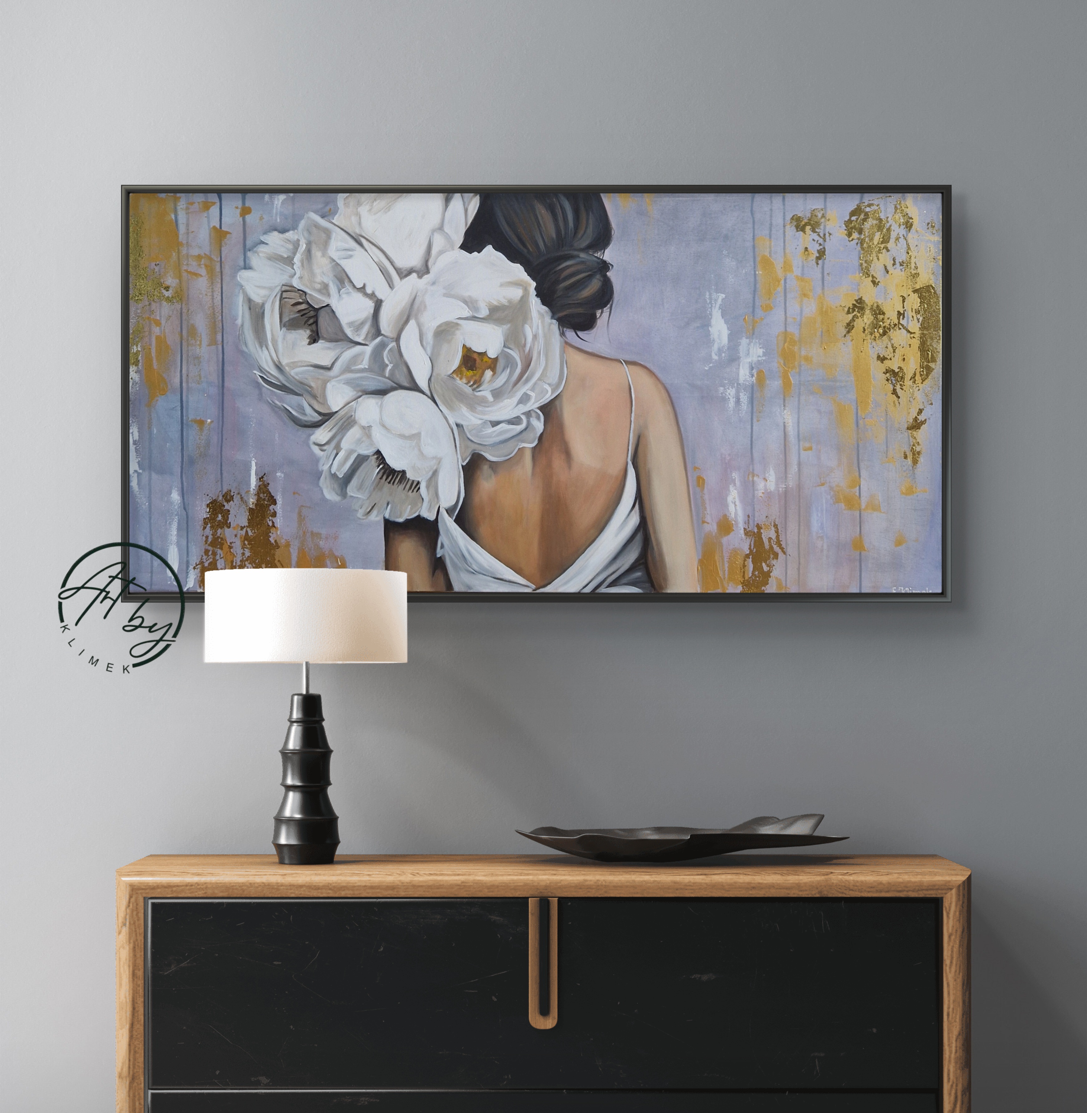 Obraz „Kobieta z kwiatami”