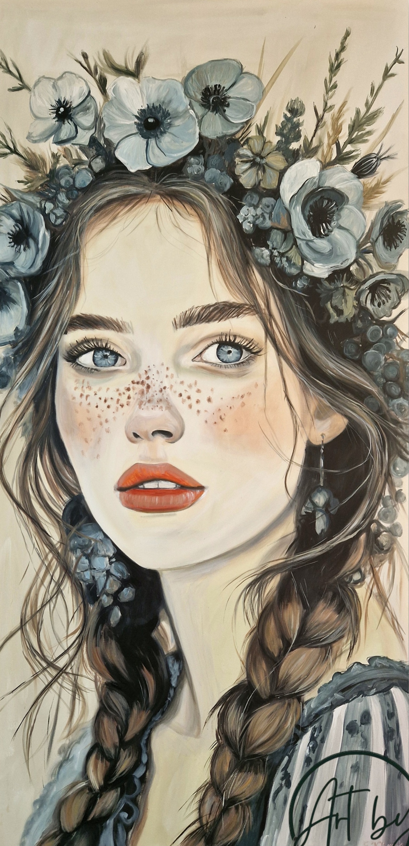 Obraz "W dziewczęcej koronie"