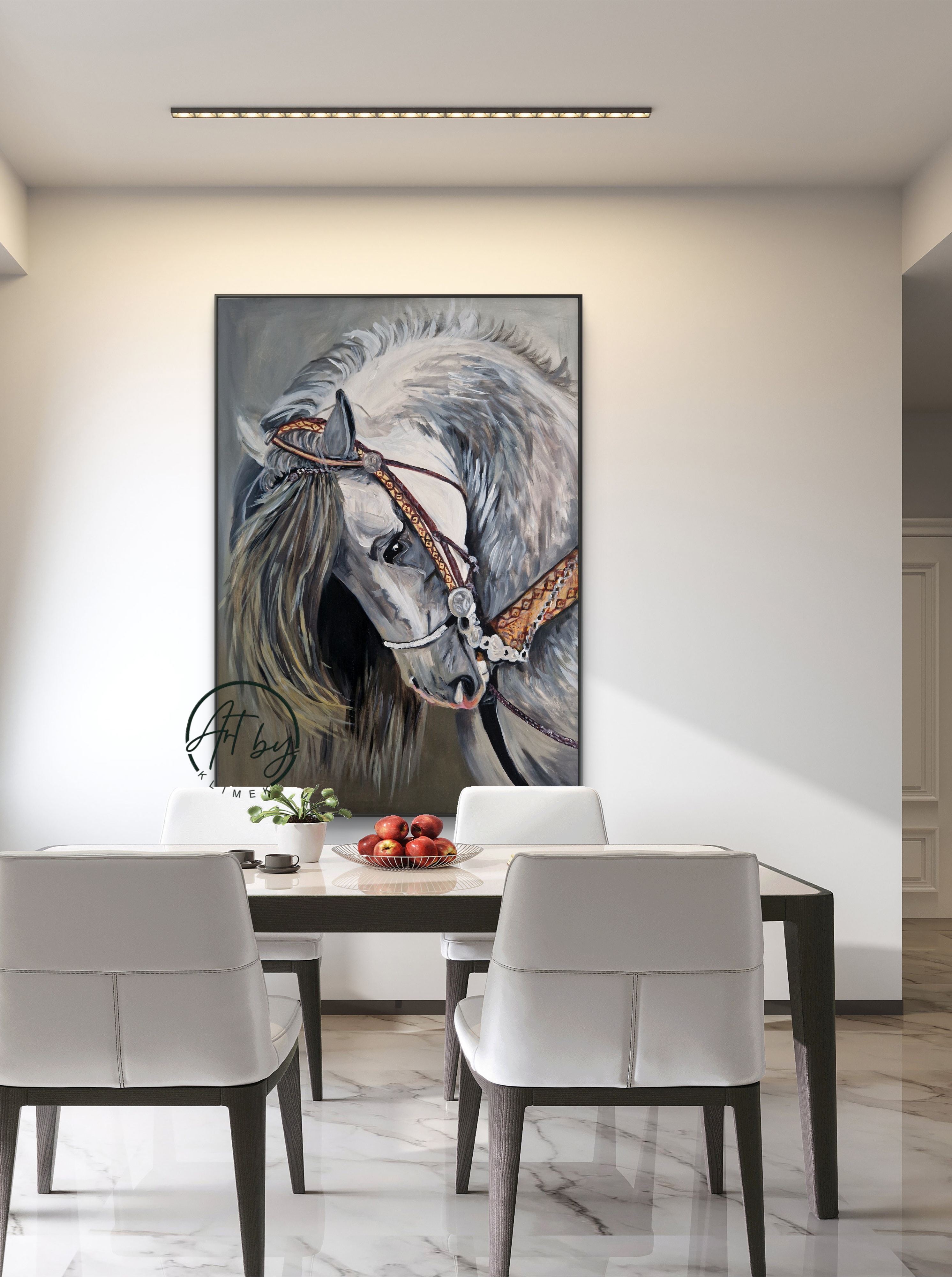 Obraz "Koń szary"