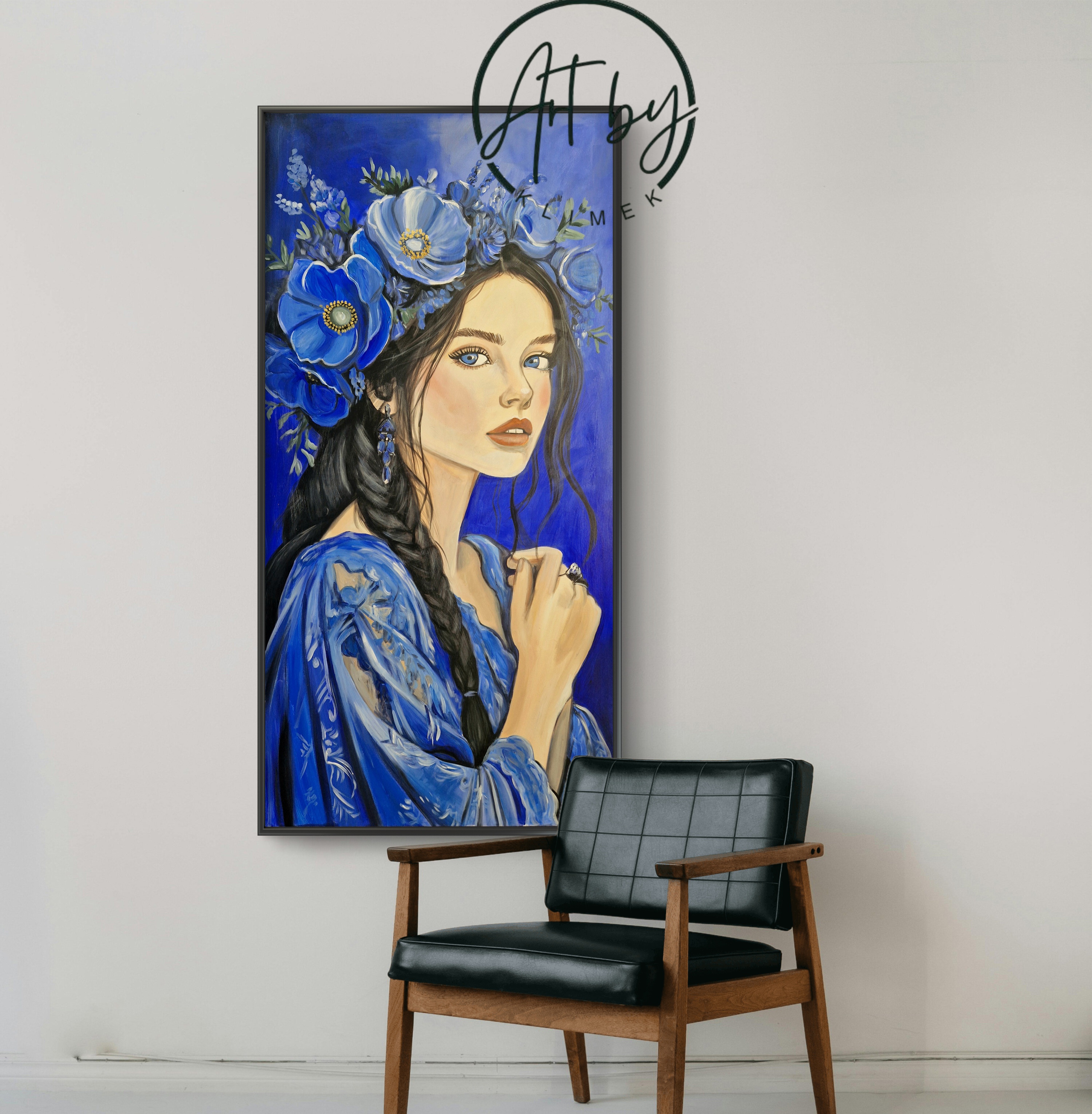 Obraz "Lady in blue"