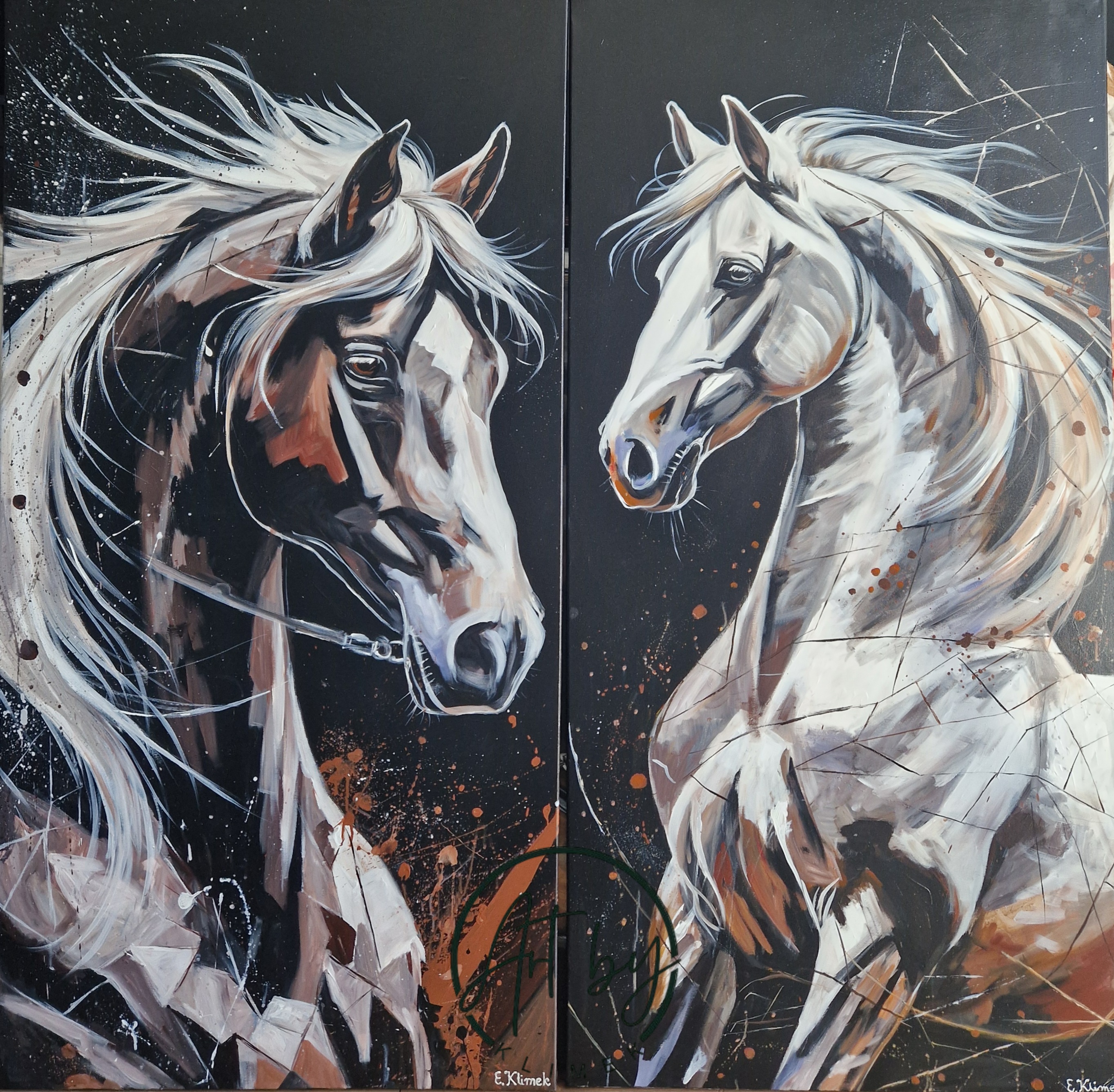 Obraz "Duet horses"
