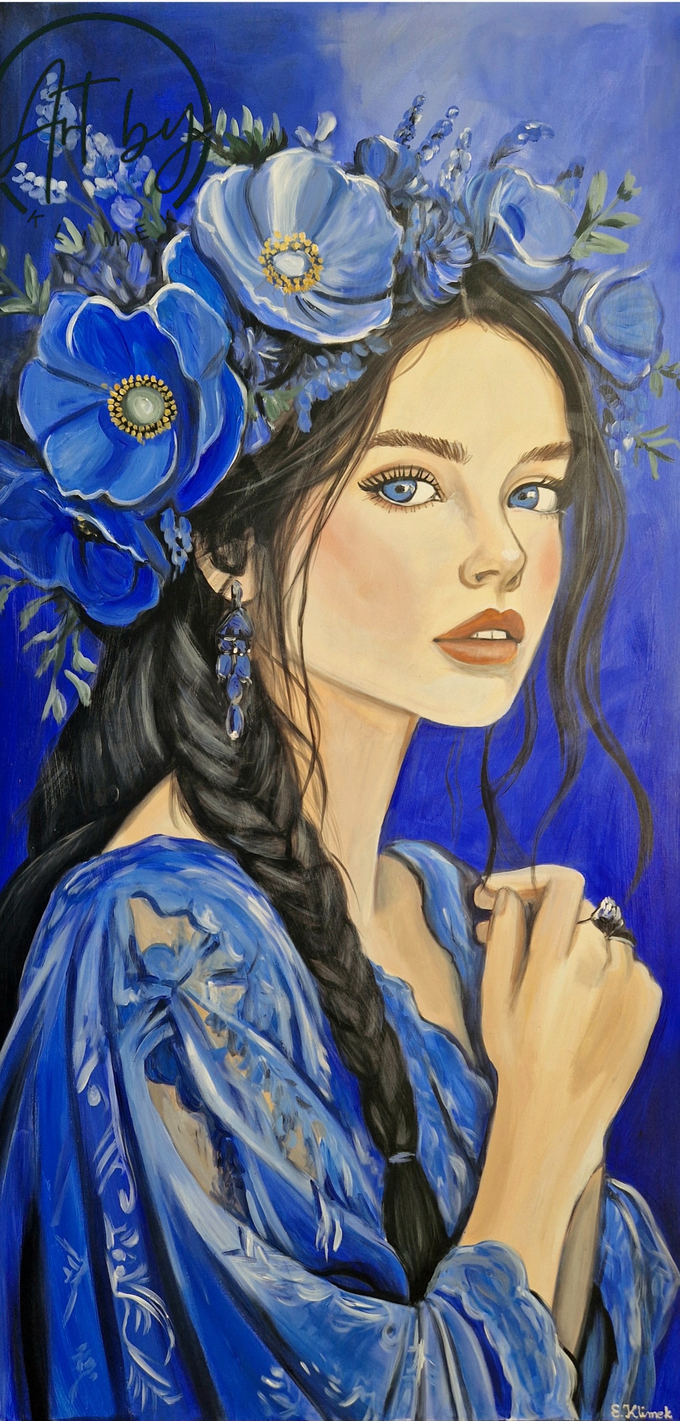 Obraz "Lady in blue"